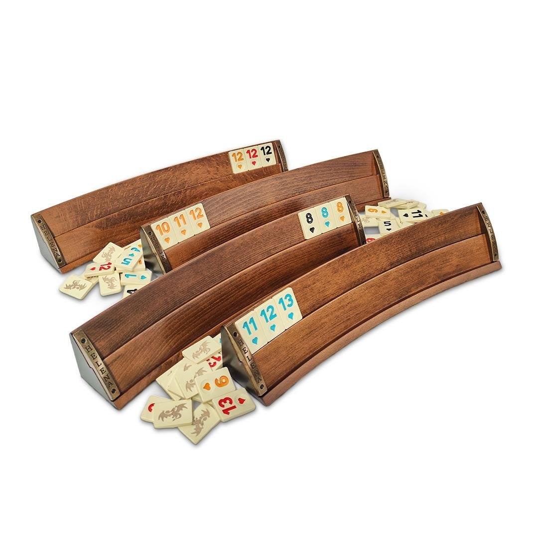 Ejderha Motifli Oval Okey Takımı