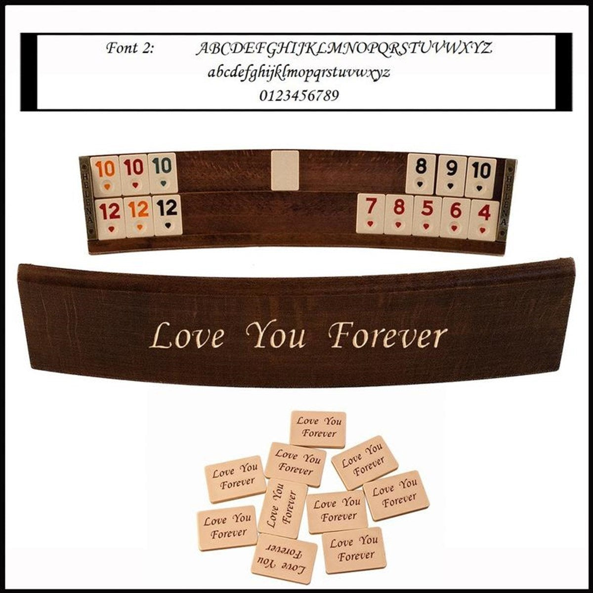 Classic Oval Okey Takımı