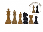 Pro Model Lüks Yedek Vezirli Ahşap Figür 95 mm
