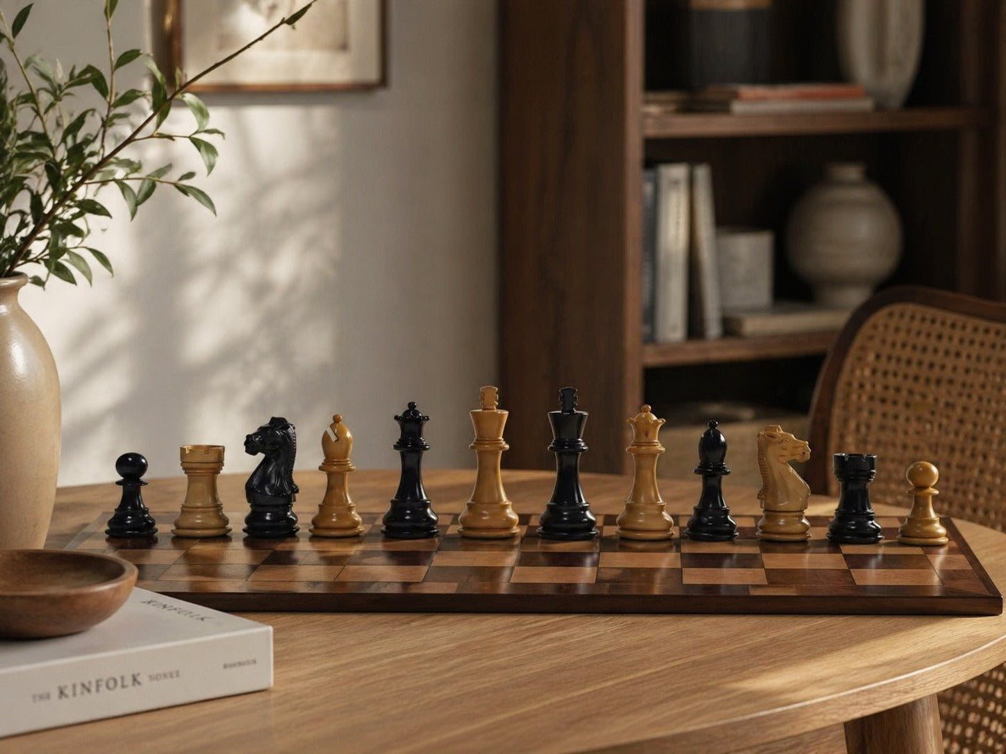 Pro Model Lüks Yedek Vezirli Ahşap Figür 95 mm