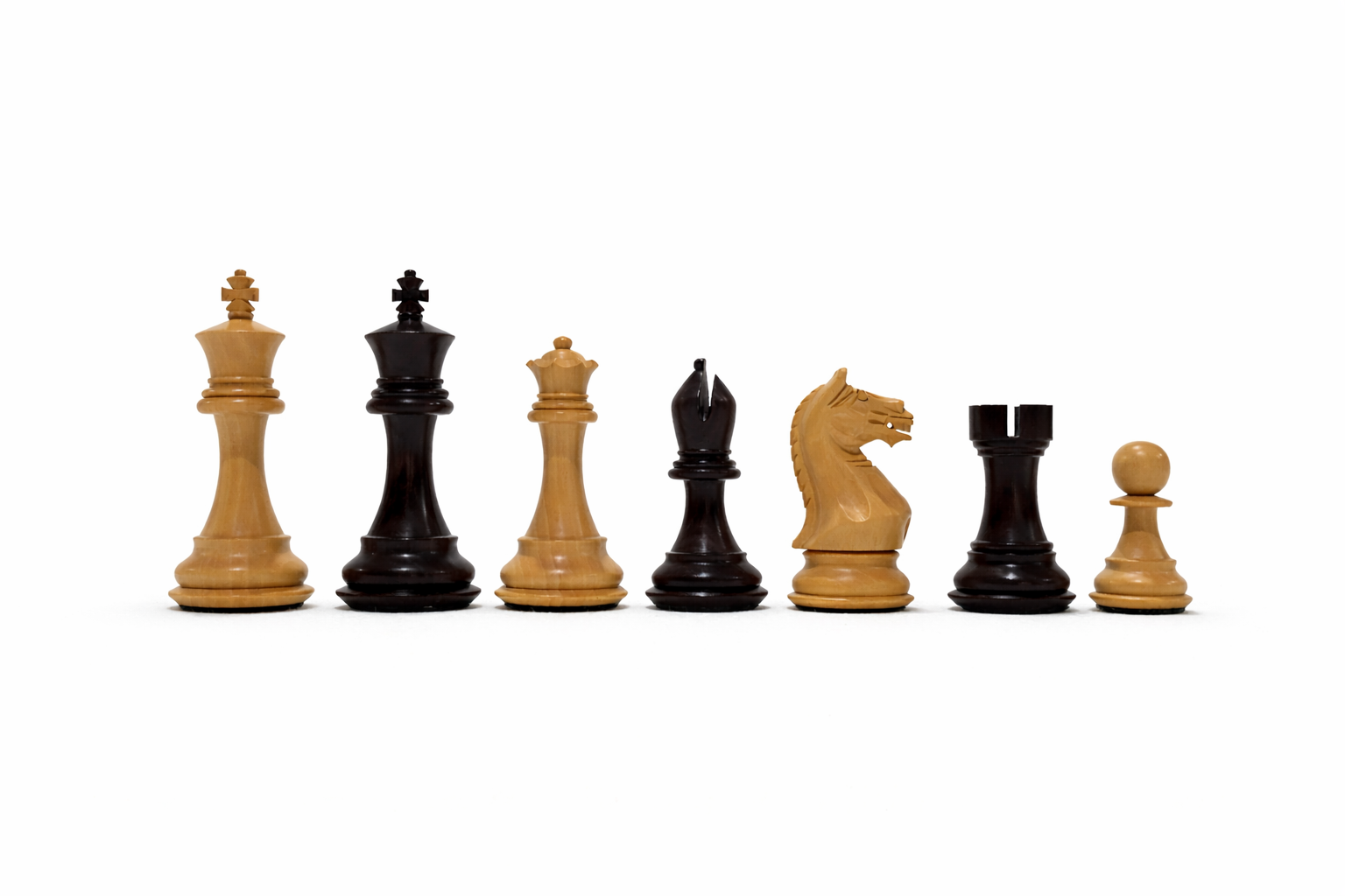 Supreme Yedek Vezirli Ahşap Satranç Figür 105 mm