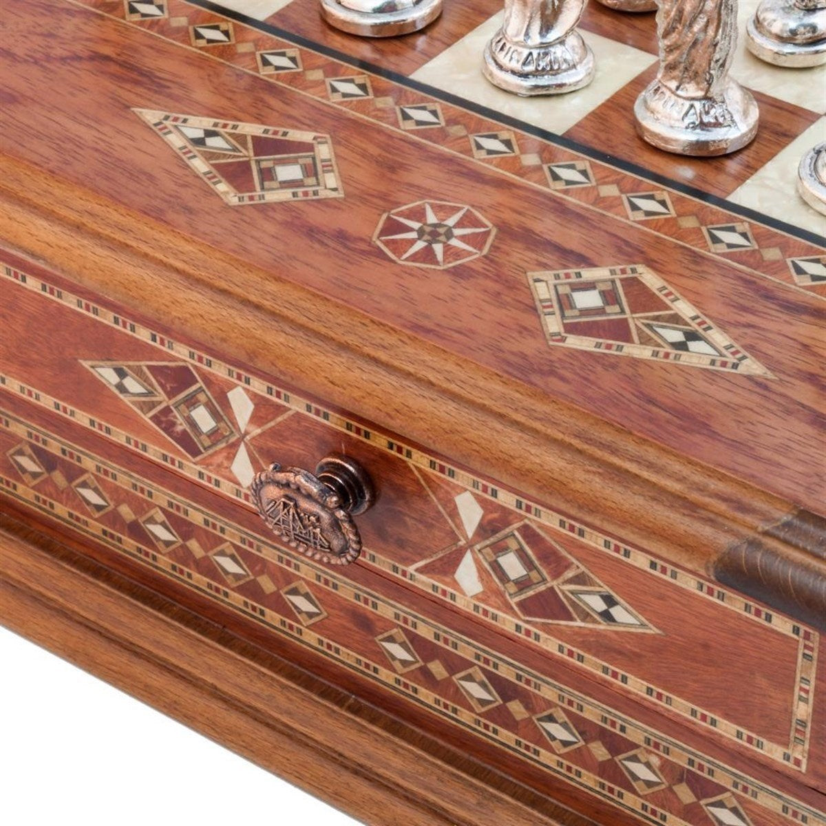 Octagon Byk Gül Satranç Seti