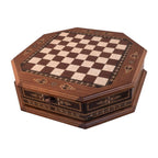Octagon Byk Ceviz Satranç Seti