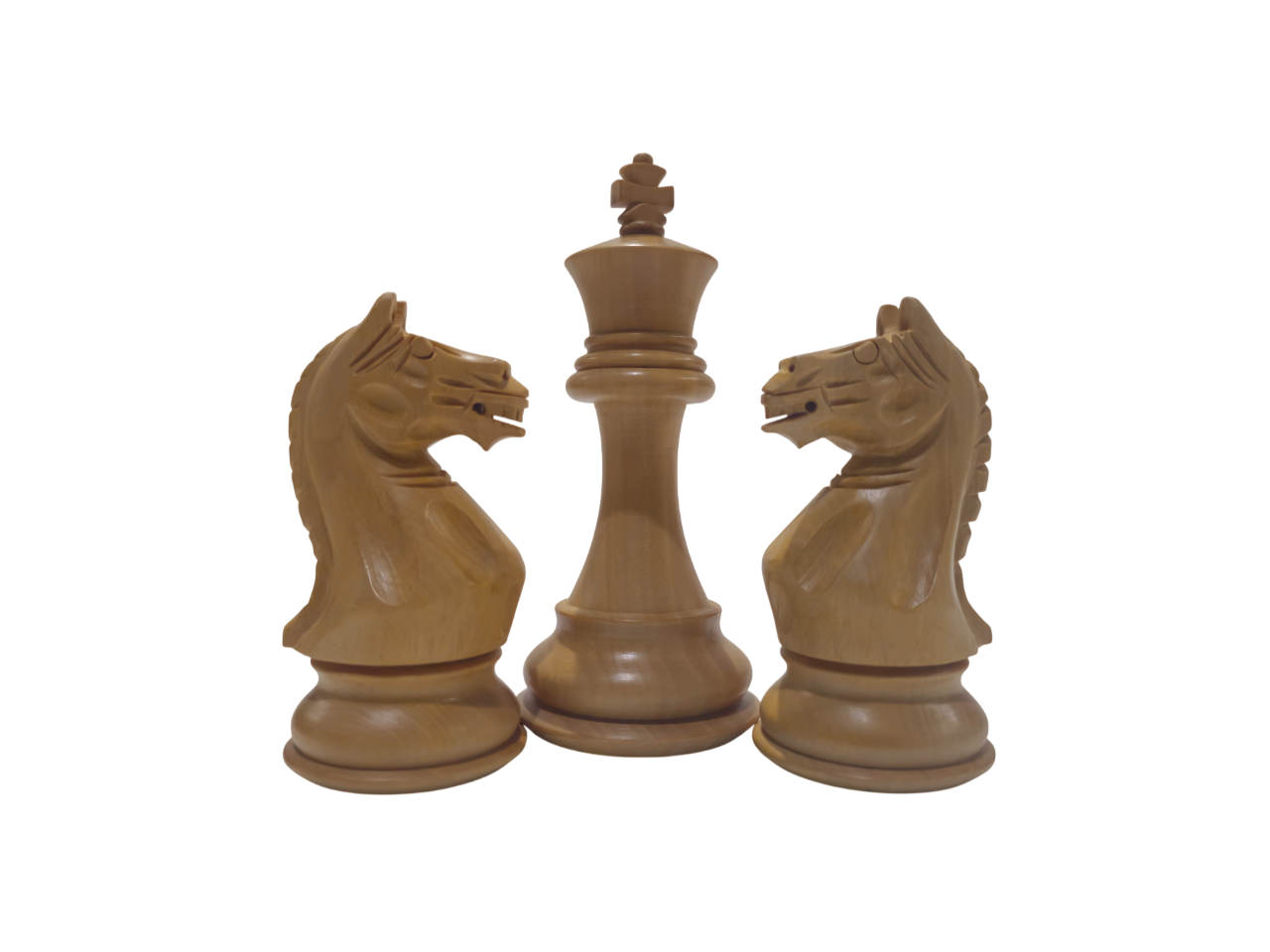 Supreme Yedek Vezirli Ahşap Satranç Figür 105 mm