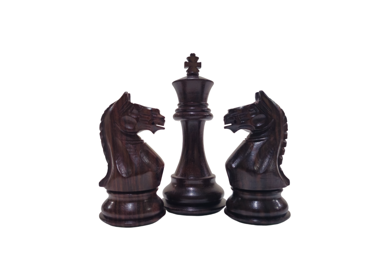 Supreme Yedek Vezirli Ahşap Satranç Figür 105 mm