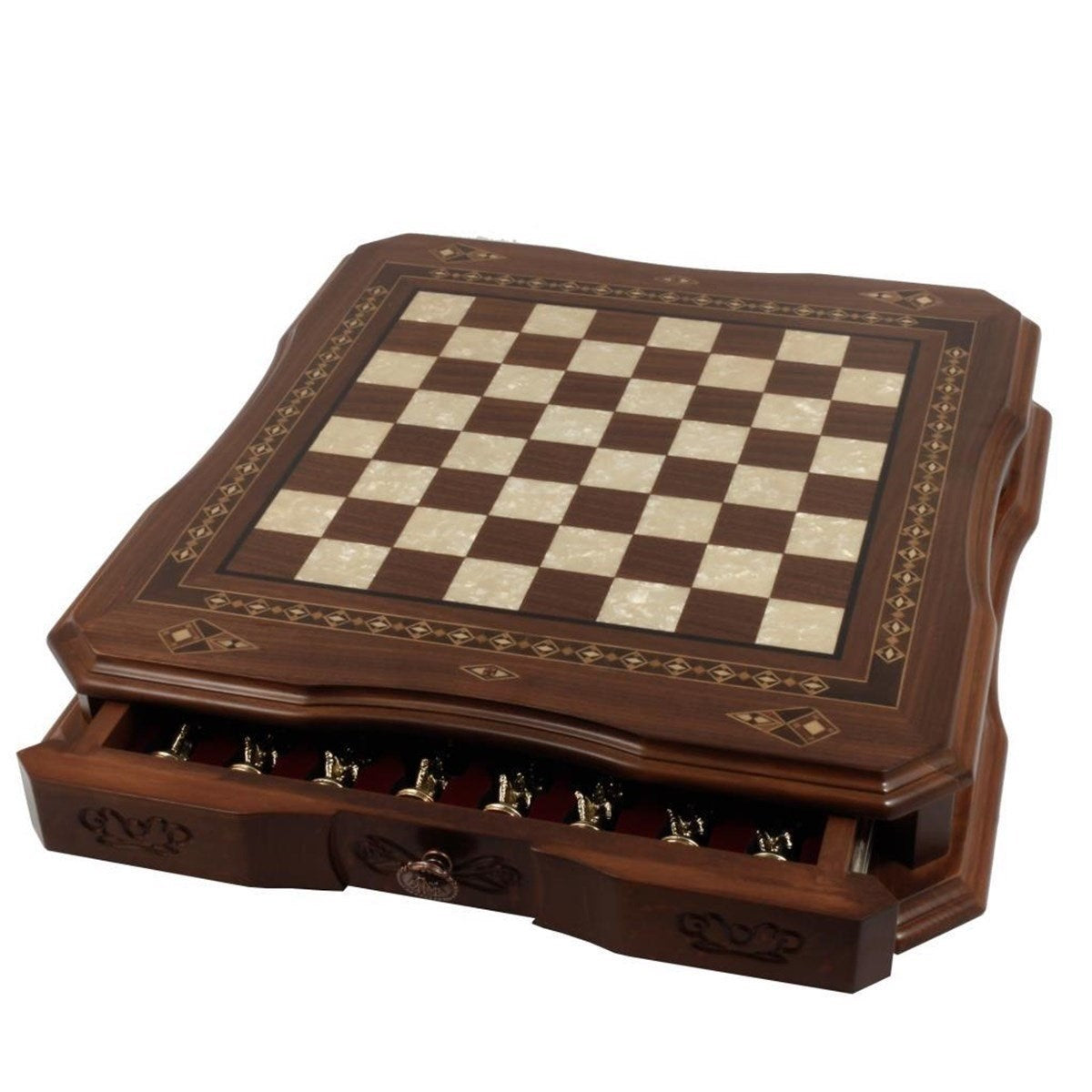 Butterfly Büyük Ceviz Satranç Seti