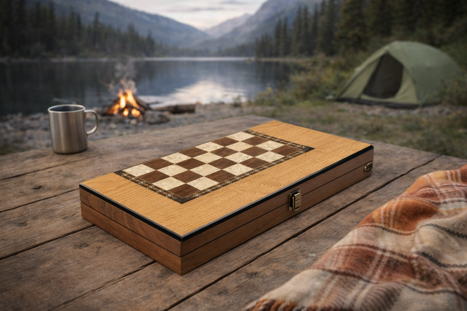 Origin Damalı Tavla / Dişbudak