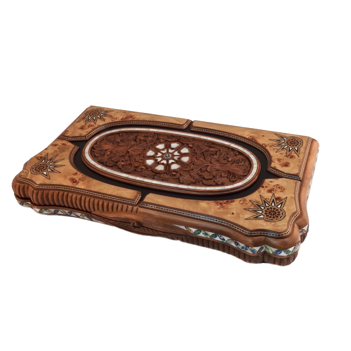 Ottoman Grand Sedef Mozaik Tavla / Mazel