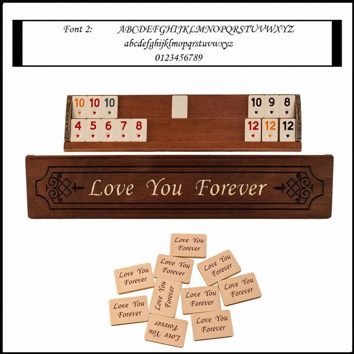 Ahşap VIP  Düz Okey ÇRÇV