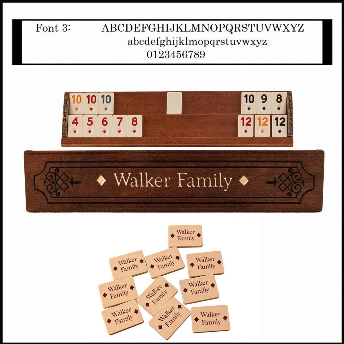 Ahşap VIP  Düz Okey ÇRÇV