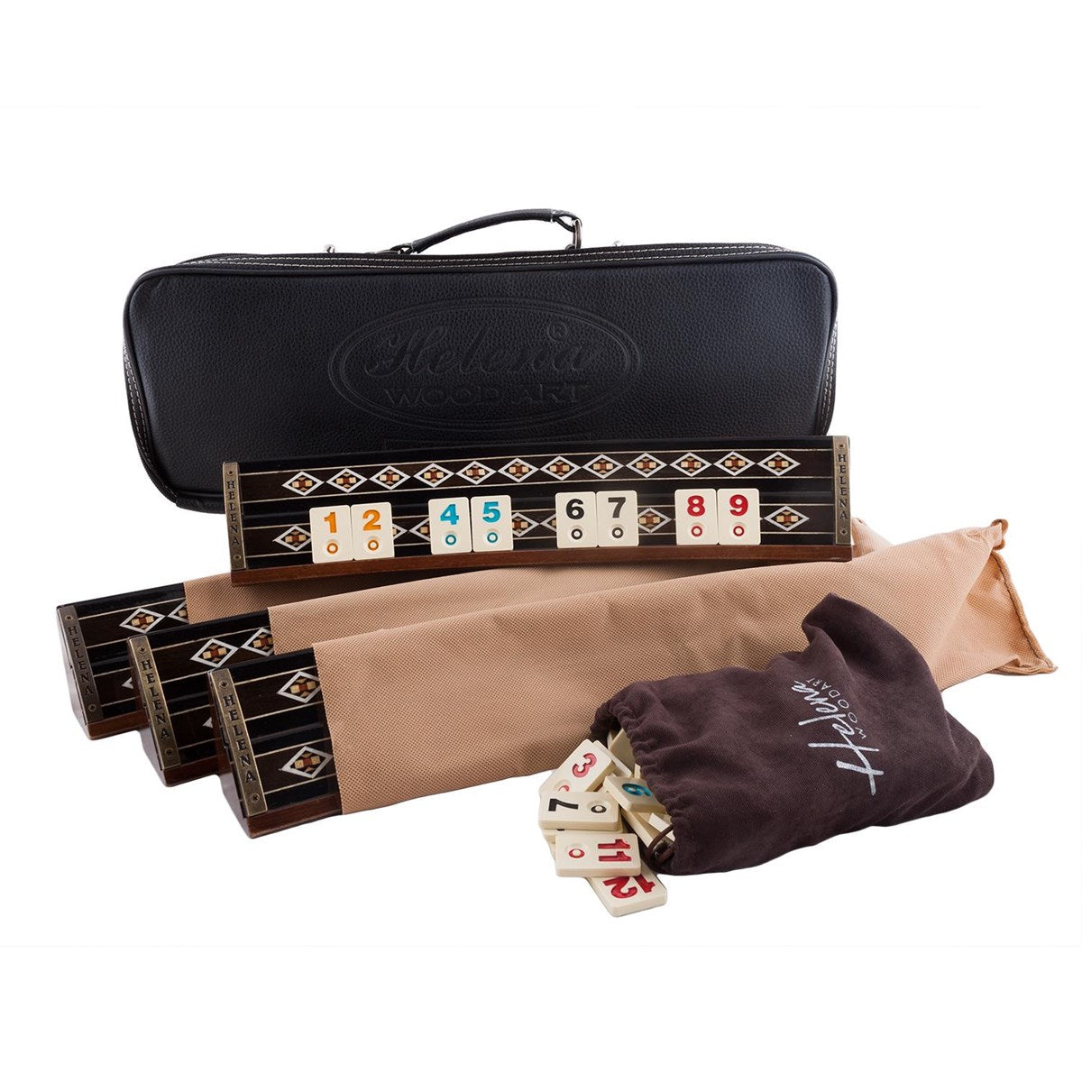 Solen Oval Okey Takımı / Siyah