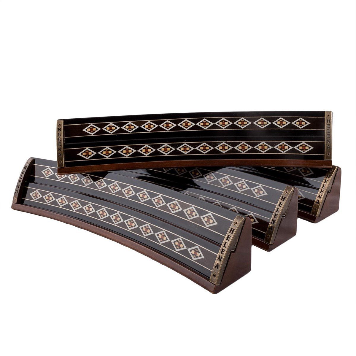 Solen Oval Okey Takımı / Siyah