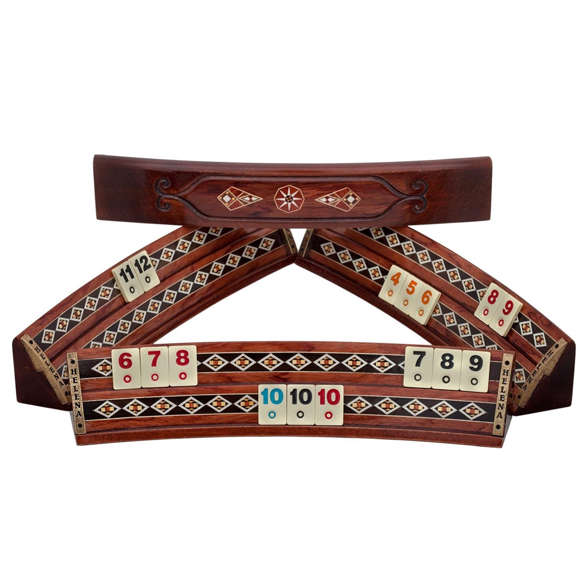 Solen Oval Okey Takımı / Gül