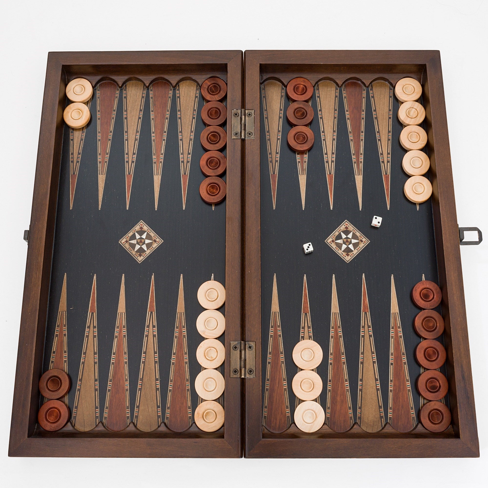 KLASİK TAVLA BÜYÜK BOY (50x50x7 cm)