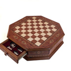 Octagon Byk Gül Satranç Seti