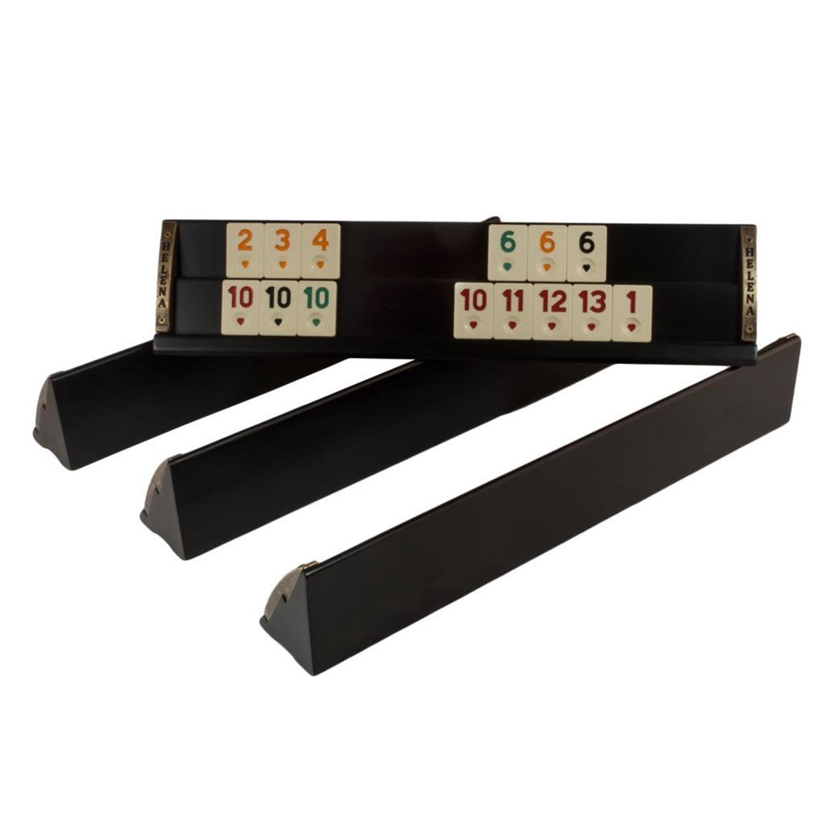 Vip El Yapımı Masif Ahşap Siyah Okey Takımı