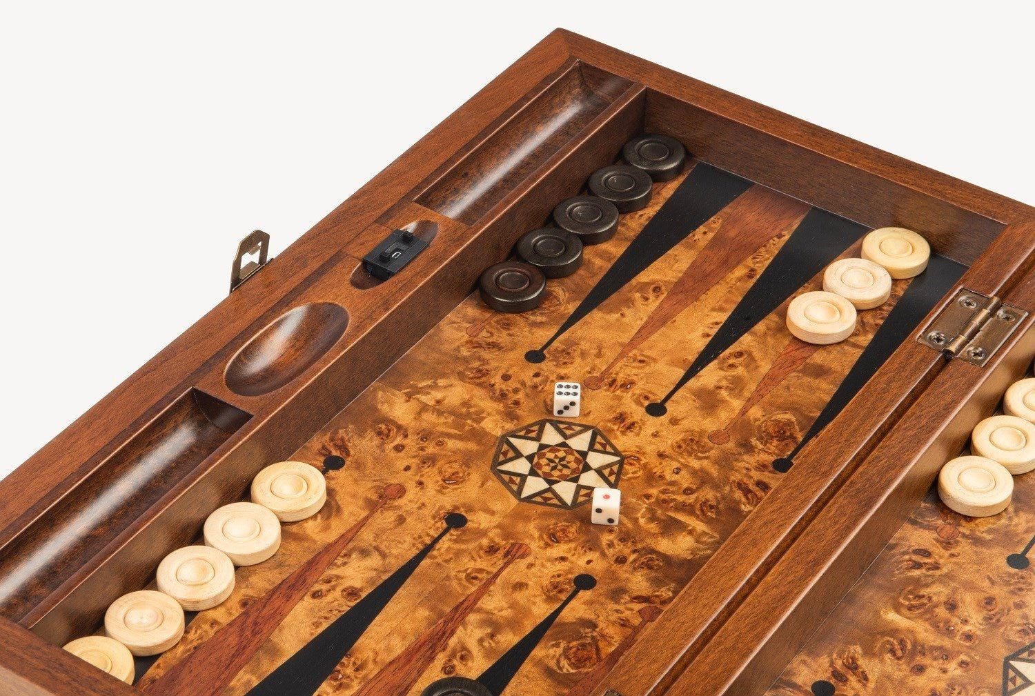 Pure Küçük Boy Tavla / Ceviz - Mazel