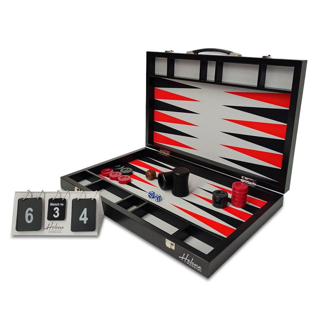 Master Turnuva Tavlası - Siyah Kırmızı