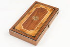 Pure Black Ash Backgammon Set – Handmade Mazel
