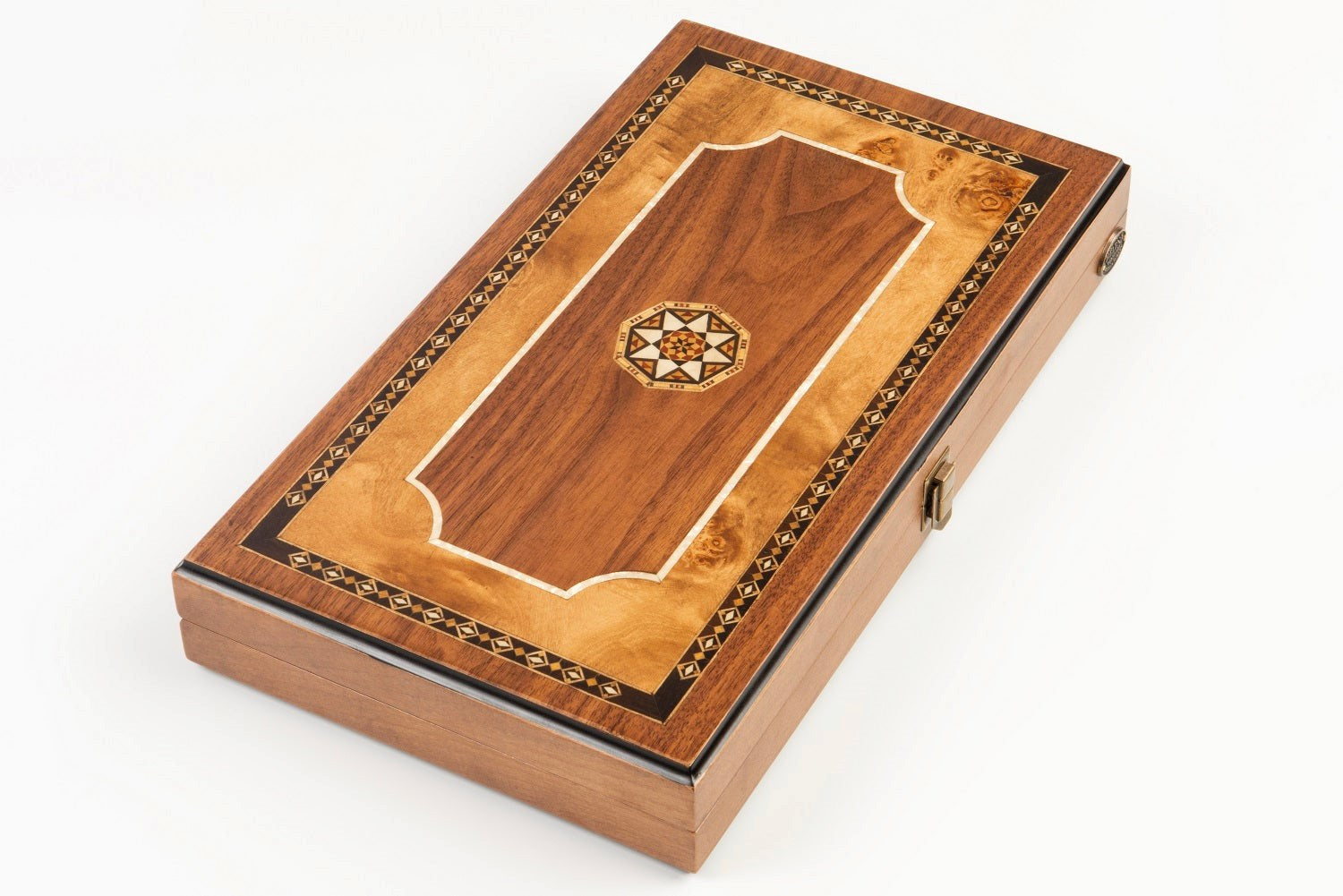 Pure Black Ash Backgammon Set – Handmade Mazel