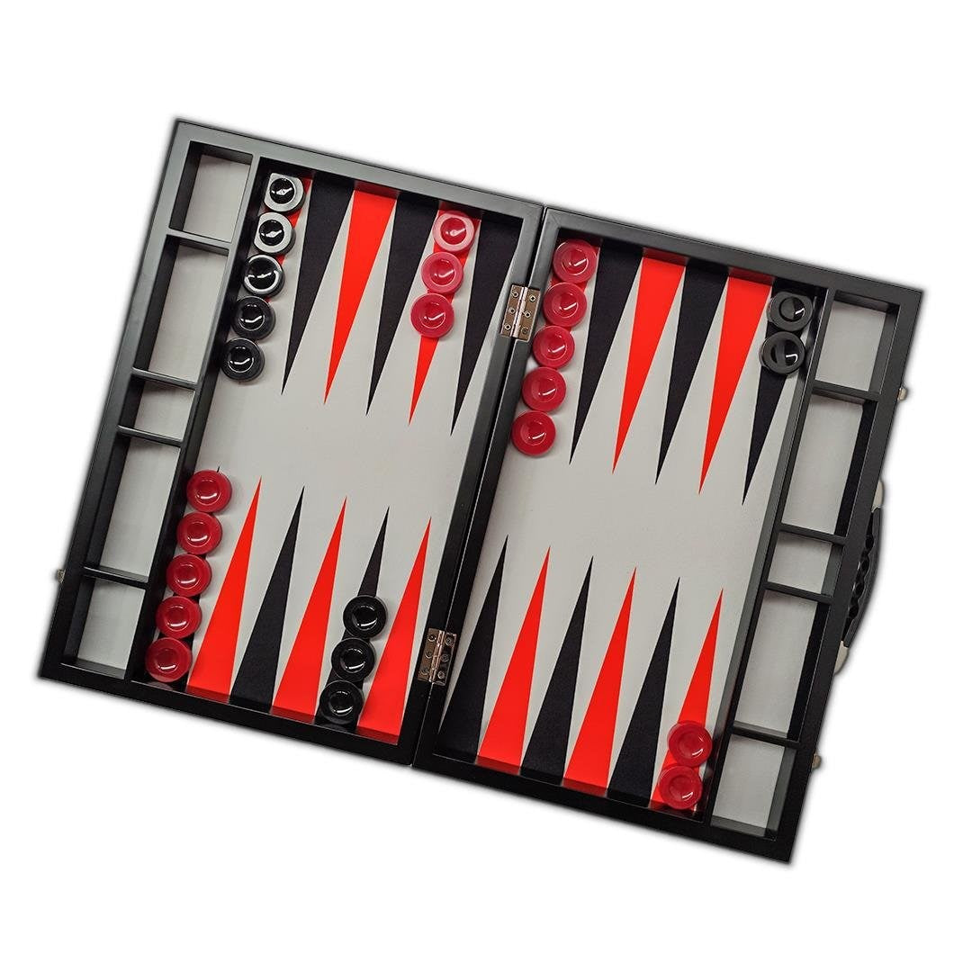 Master Turnuva Tavlası - Siyah Kırmızı