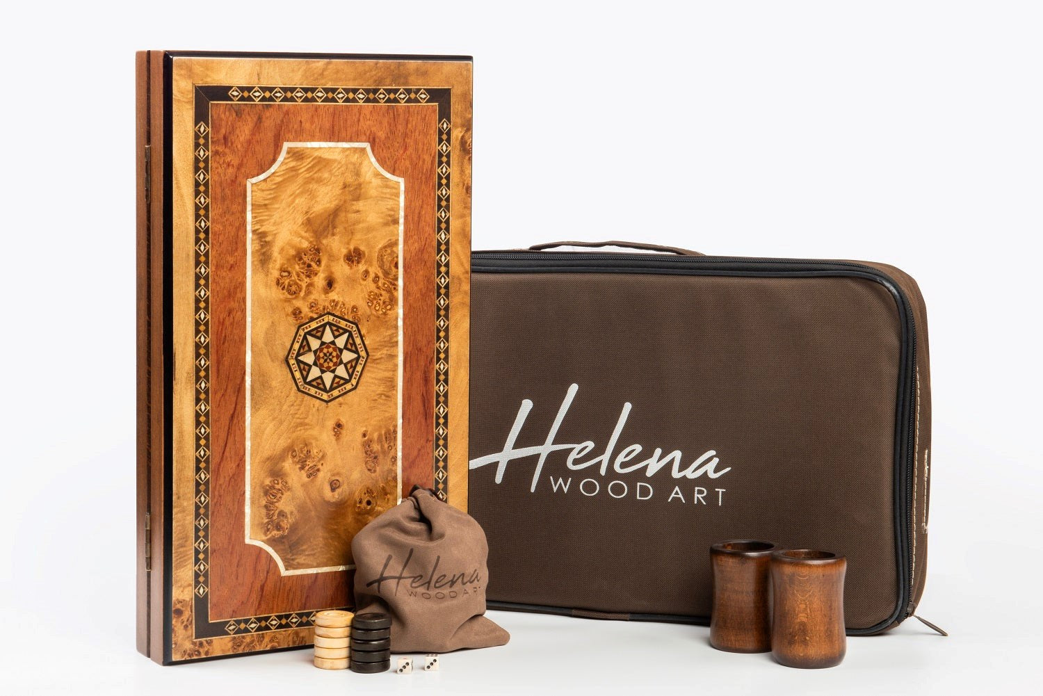 Pure Rosewood Backgammon Set – Handmade Mazel