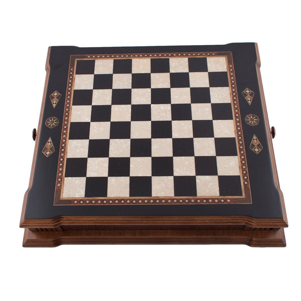 Castle Satranç Seti Büyük / Siyah