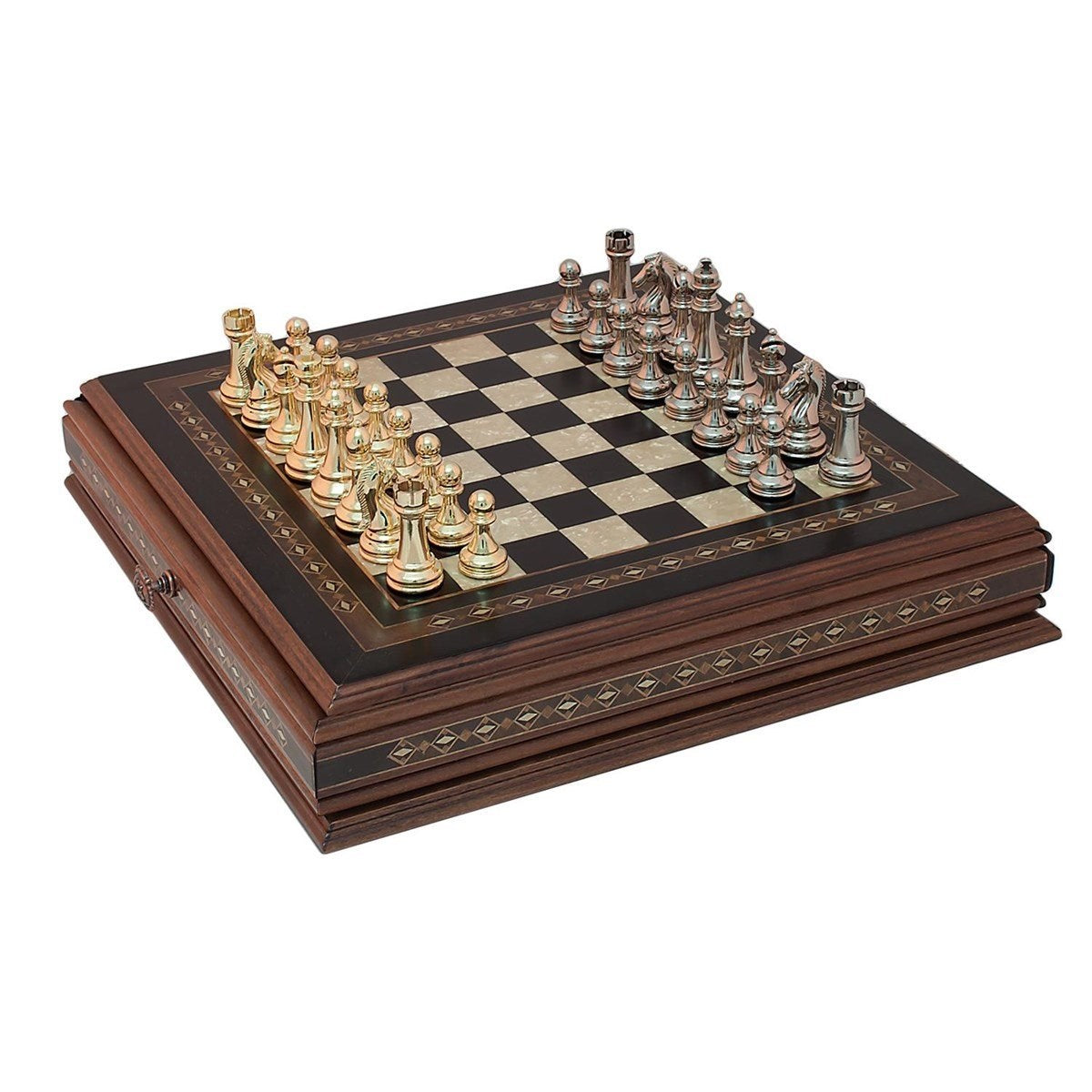 Classic Satranç Seti / Metal Figürlü