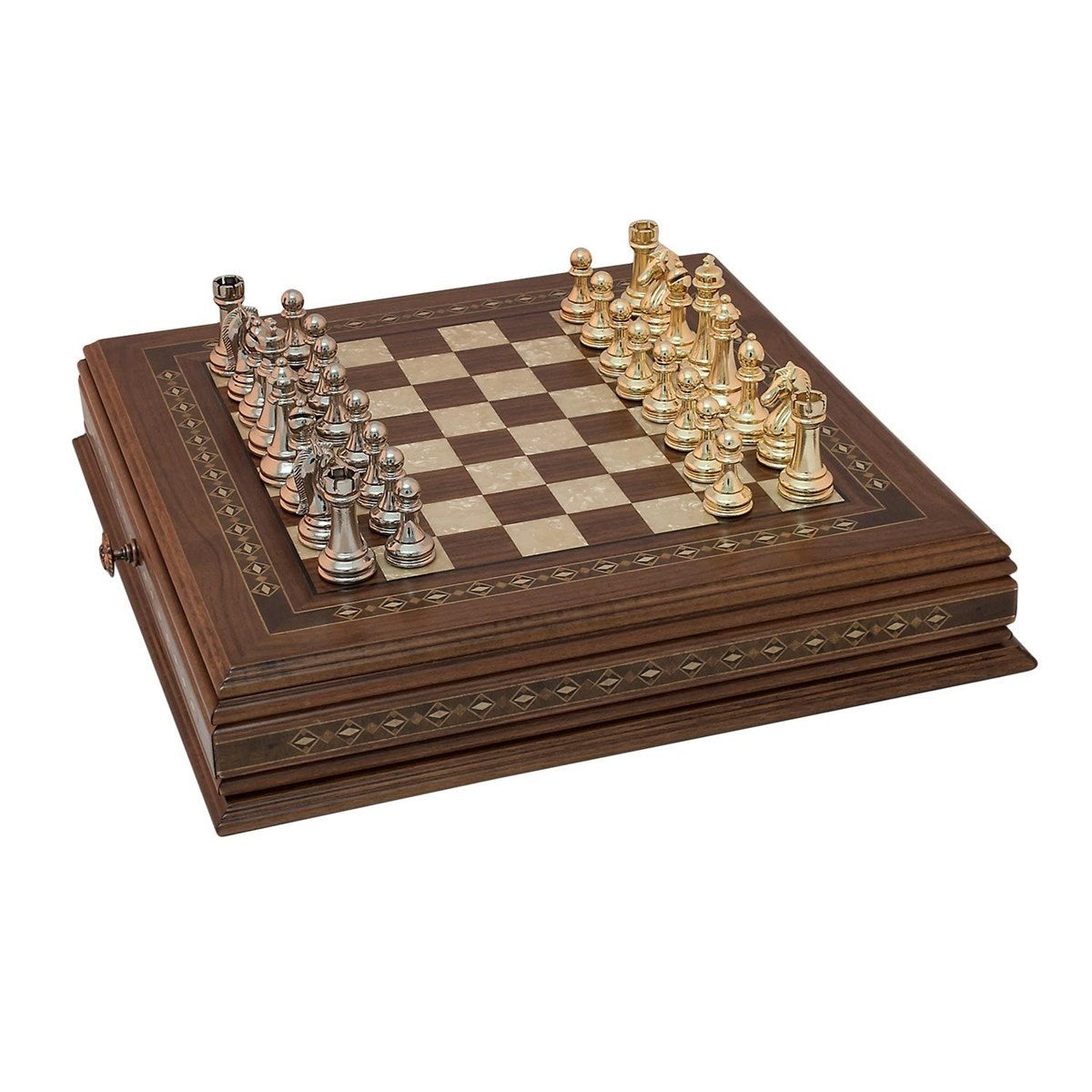 Classic Satranç Seti / Metal Figürlü