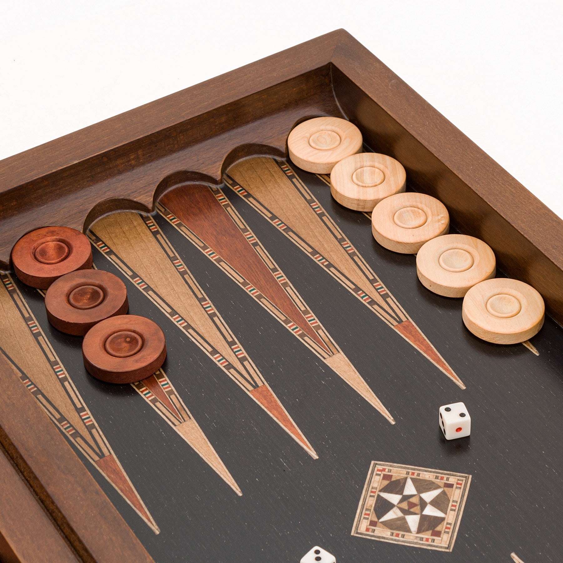 KLASİK TAVLA BÜYÜK BOY (50x50x7 cm)