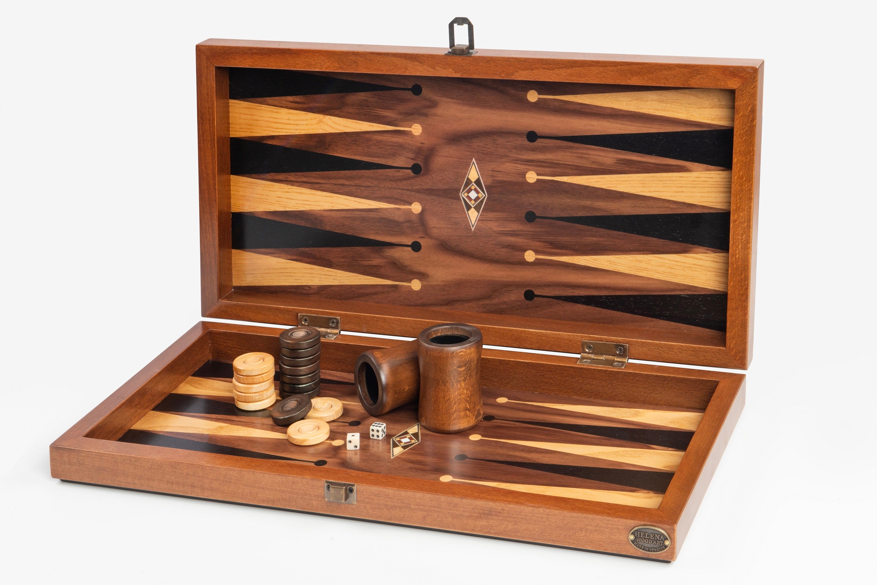 Origin Damalı Tavla / Ceviz