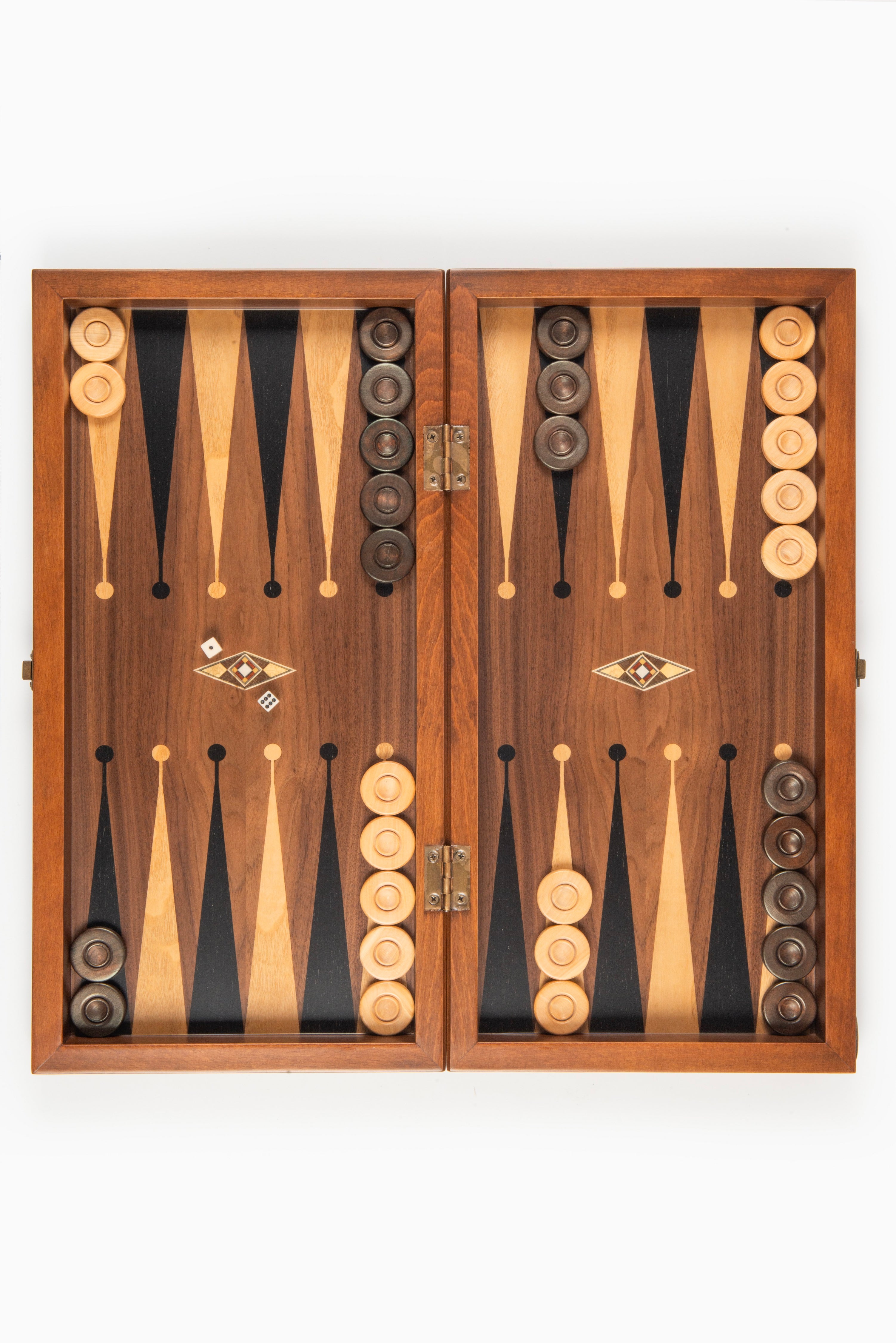 Eco Mozaikli Tavla / Ceviz