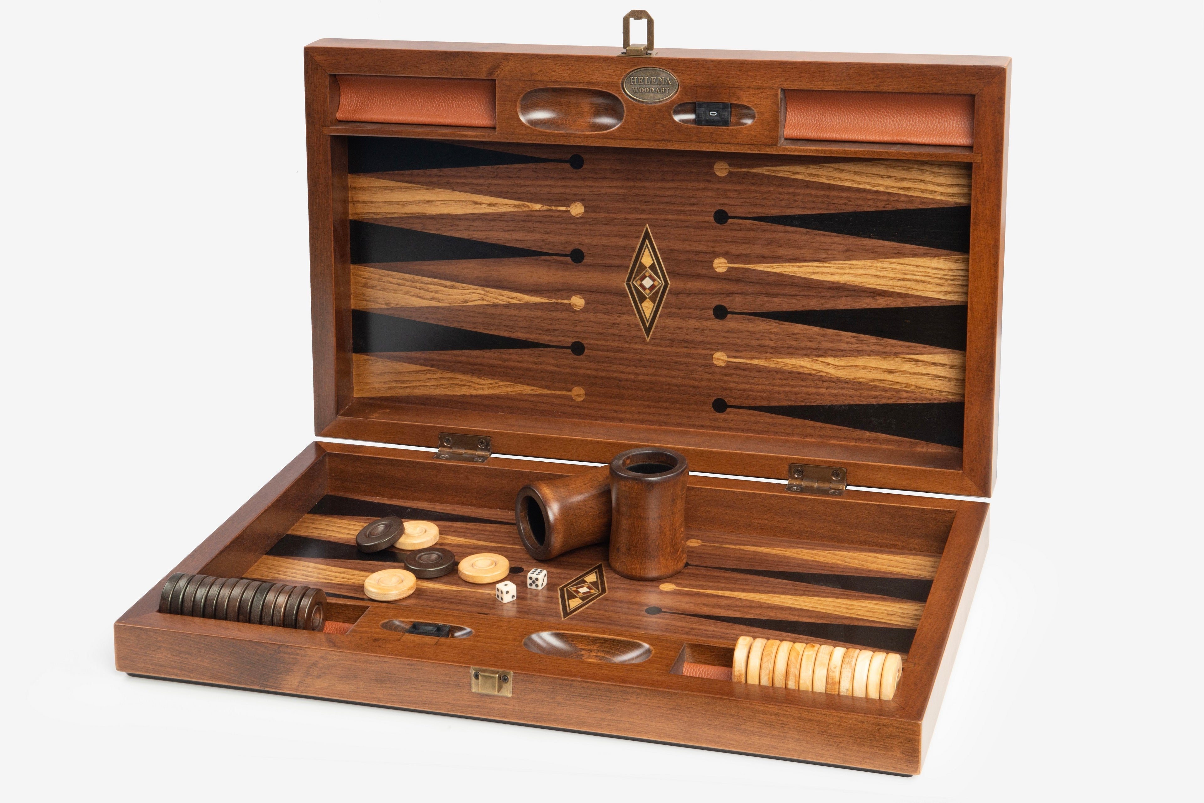 Origin Maxi Damalı Tavla / Ceviz