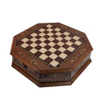 Octagon Byk Ceviz Satranç Seti
