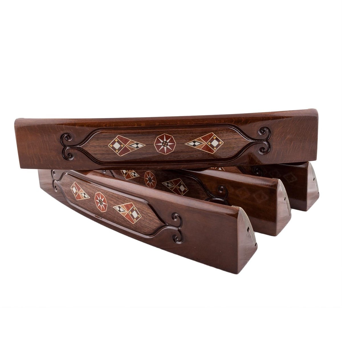 Solen Oval Okey Takımı / Ceviz