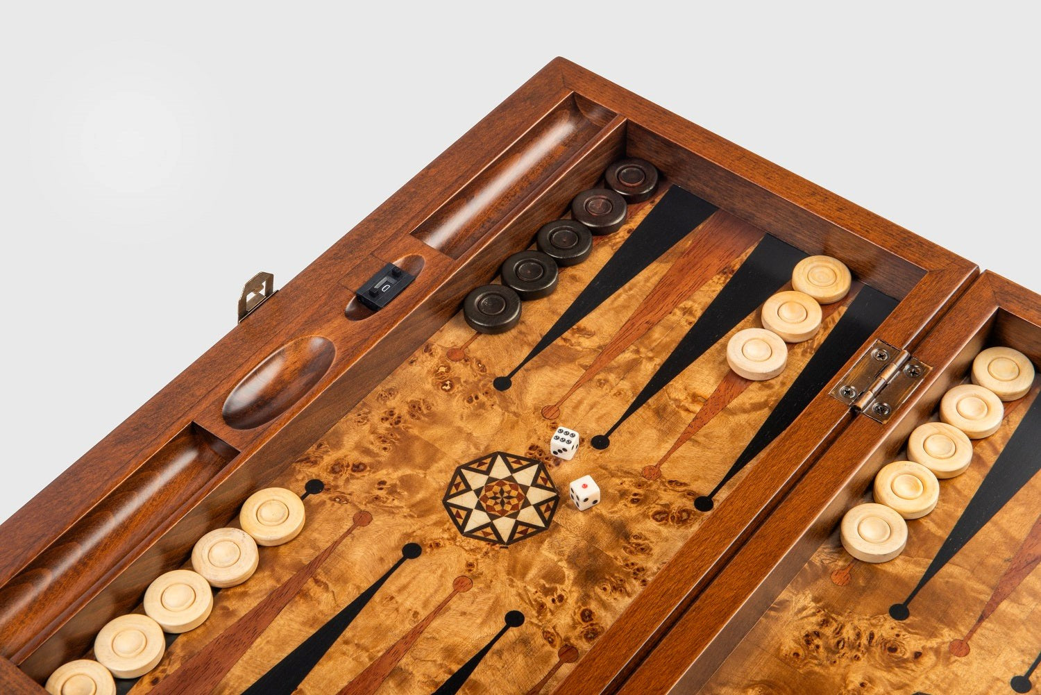 Pure Rosewood Backgammon Set – Handmade Mazel