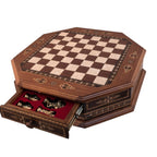 Octagon Byk Ceviz Satranç Seti