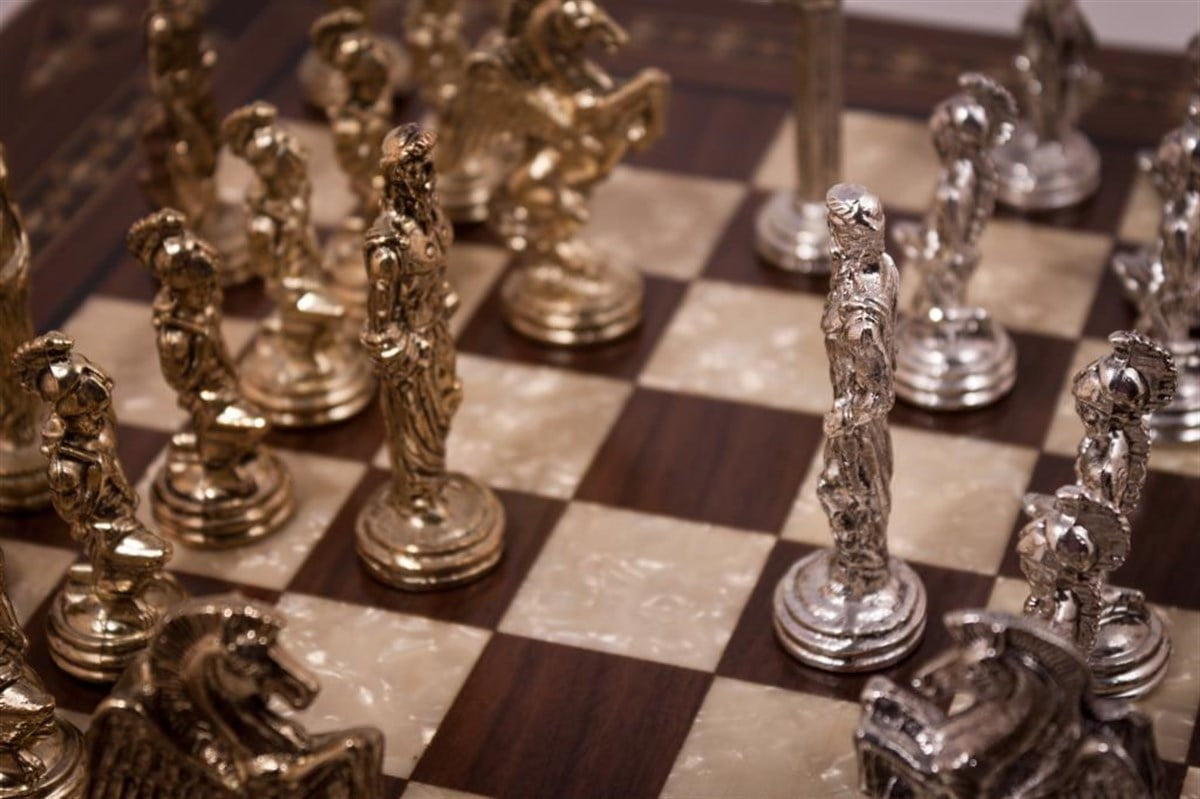 Butterfly Büyük Ceviz Satranç Seti