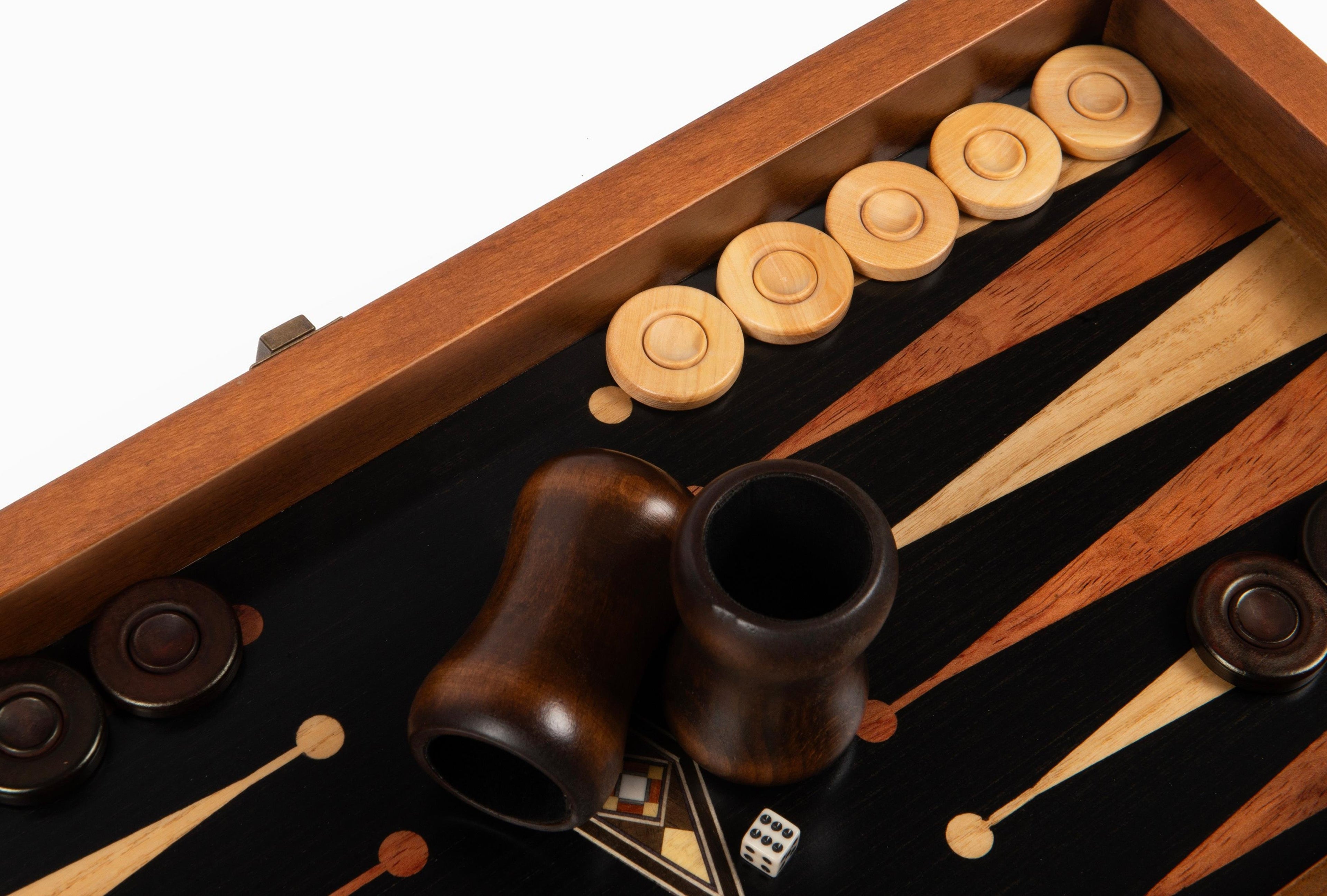 Eco Mozaikli Tavla / Siyah