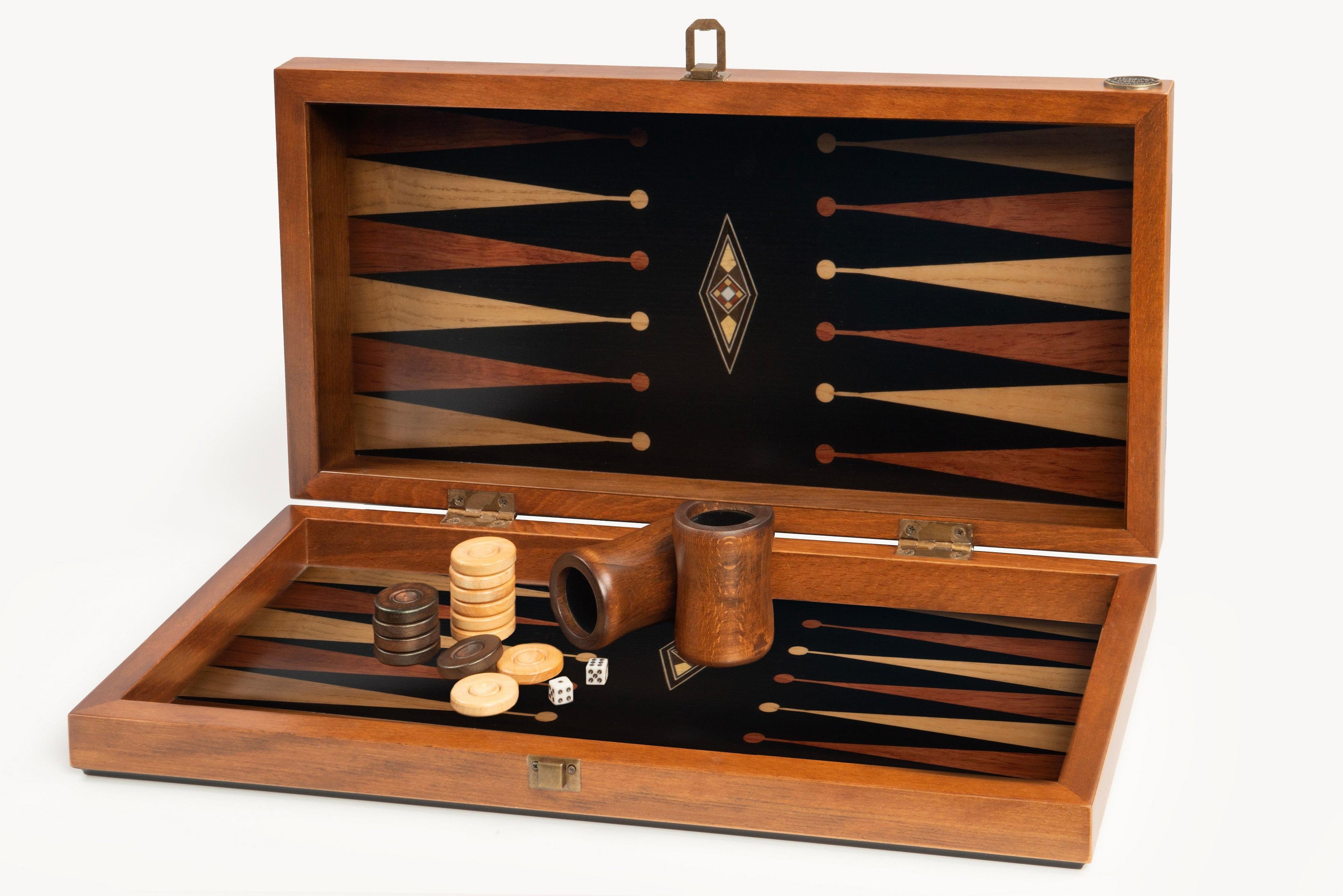 Eco Mozaikli Tavla / Siyah