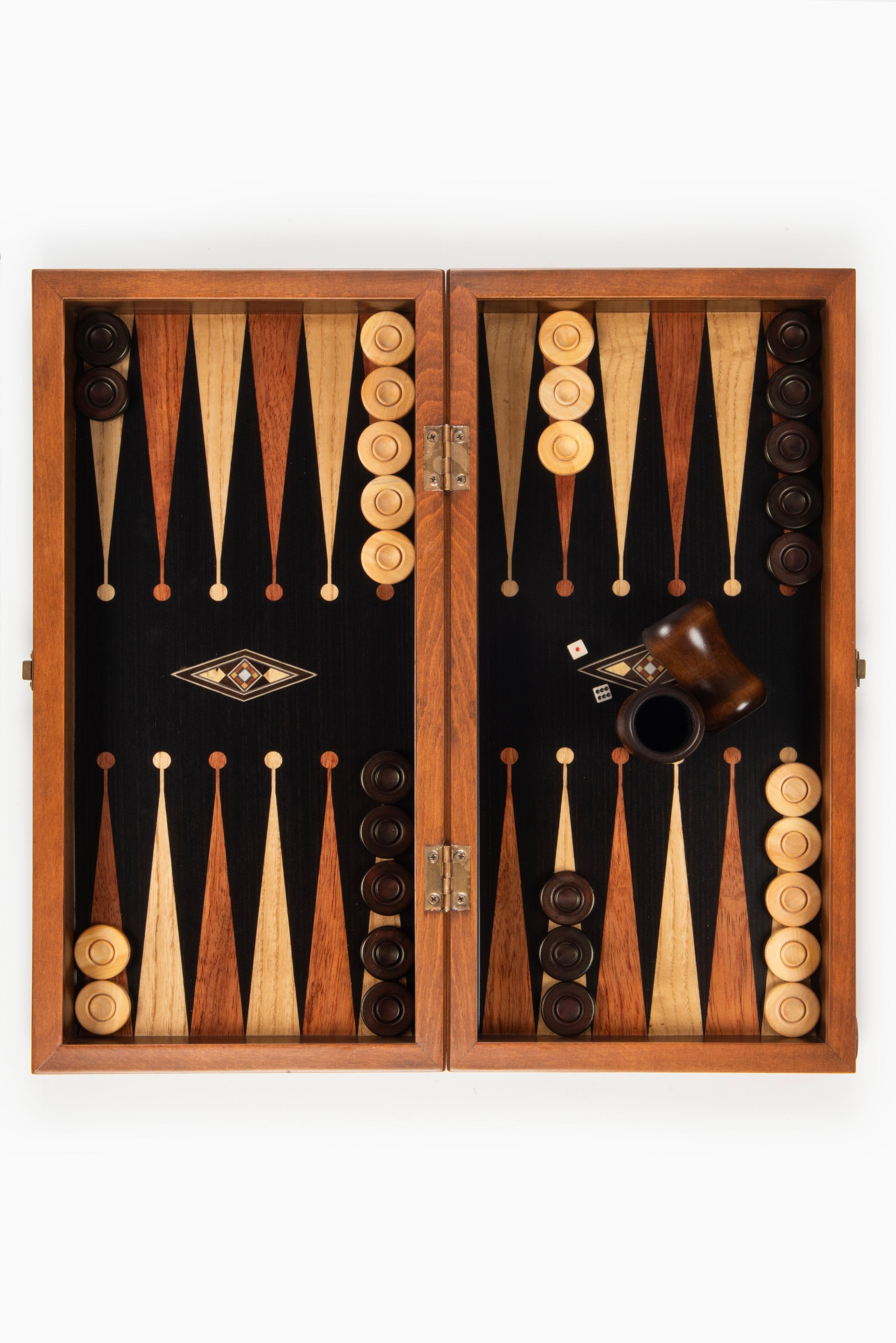 Eco Mozaikli Tavla / Siyah