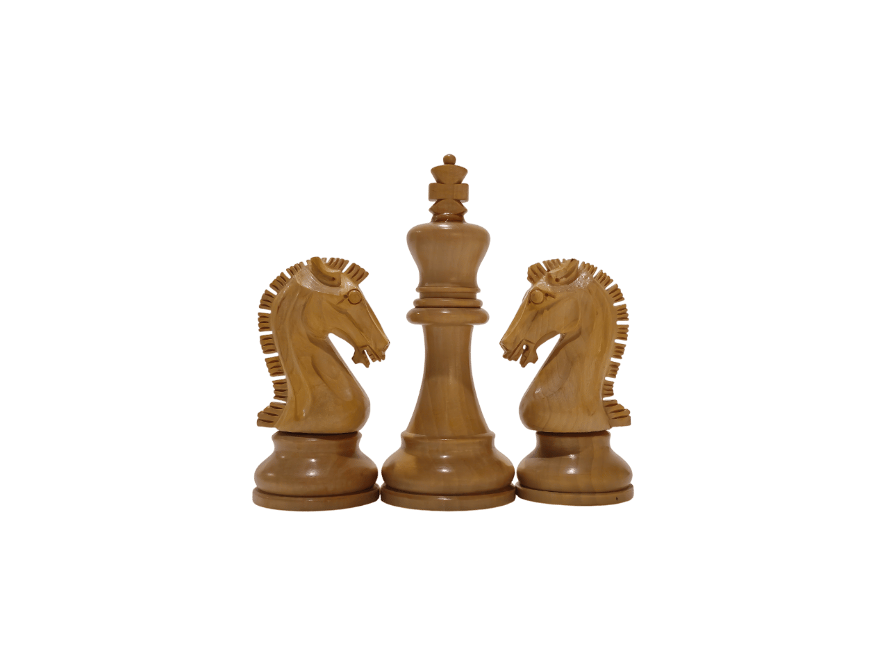 Elegant Yedek Vezirli Ahşap Figür 95 mm