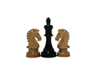 Elegant Yedek Vezirli Ahşap Figür 95 mm