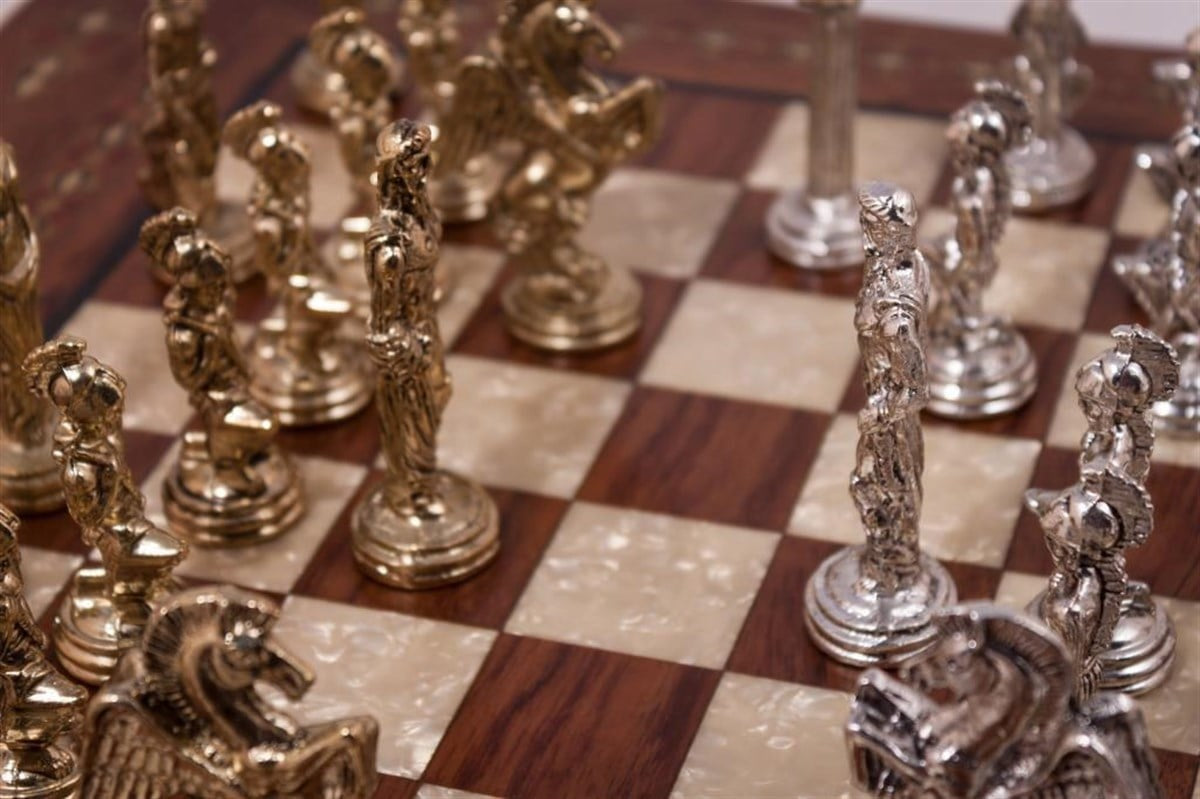 Butterfly Büyük Gül Satranç Seti