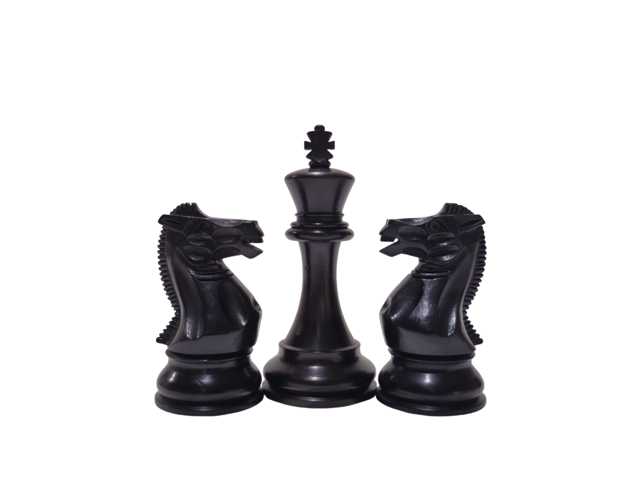 Klasik İngiliz Yedek Vezirli Ahşap Figür 95 mm