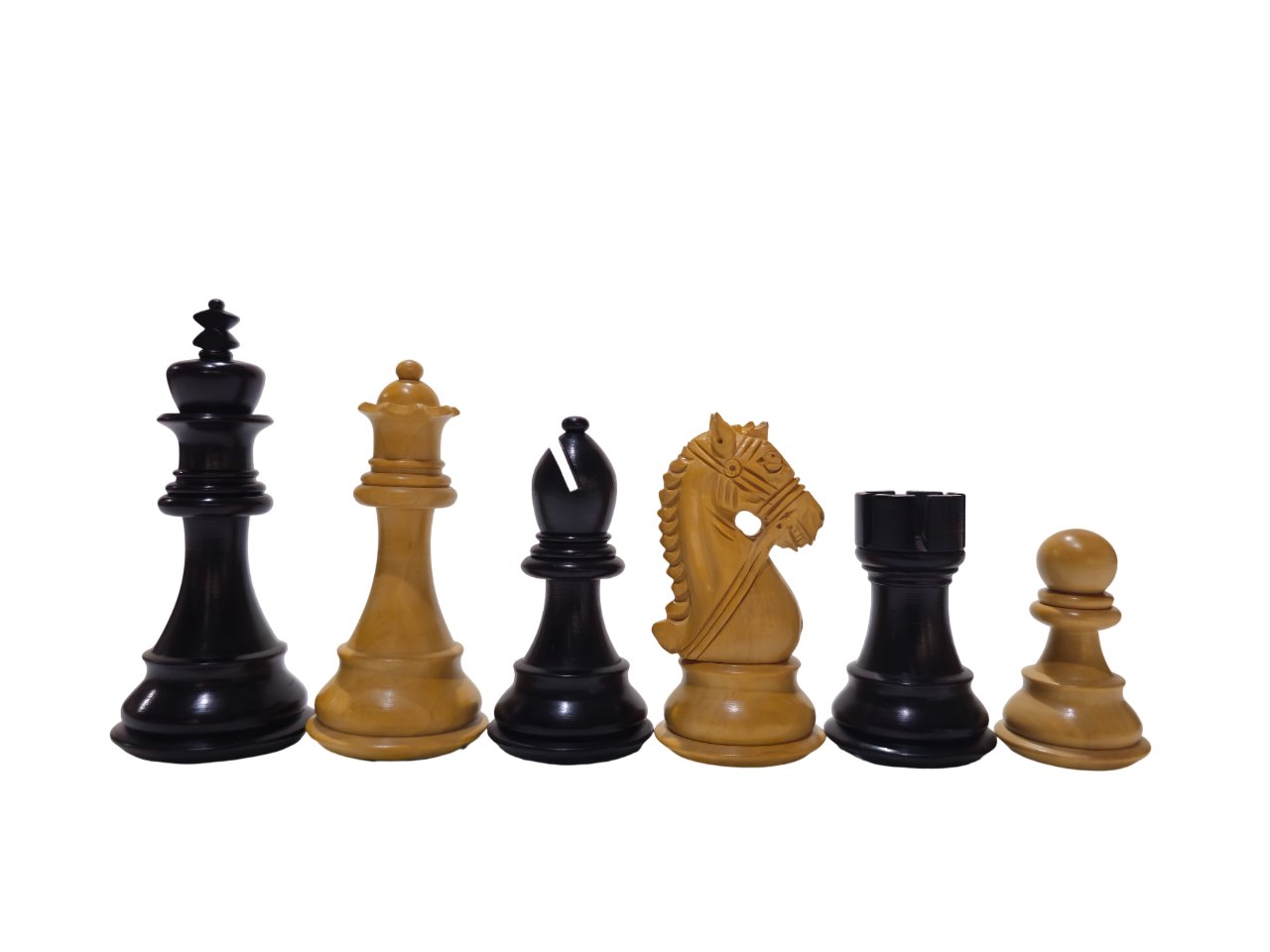 Kral Bridal Yedek Vezirli Ahşap Figür 95 mm