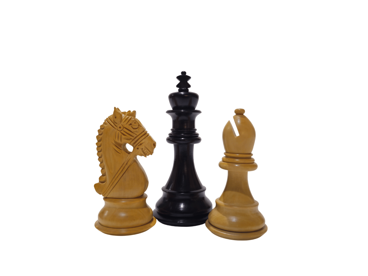 Kral Bridal Yedek Vezirli Ahşap Figür 95 mm