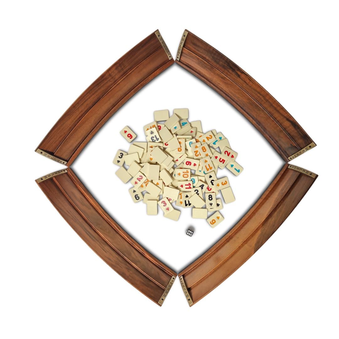 Classic Oval Okey Takımı / Ceviz