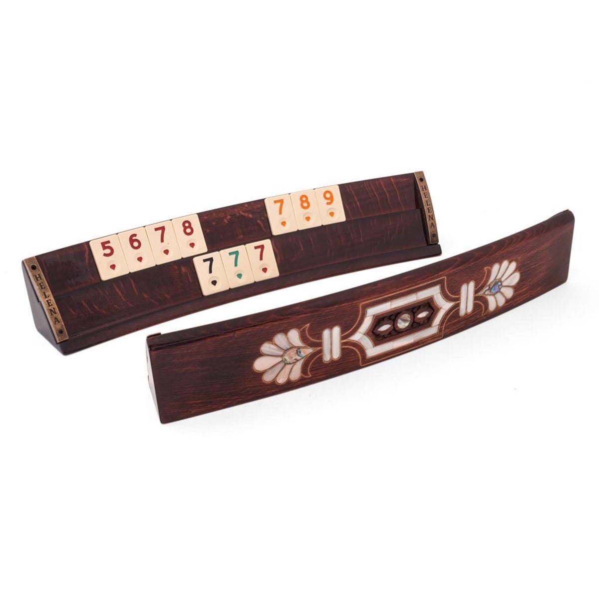 Lina Sedef Kakmalı Oval Okey Takımı