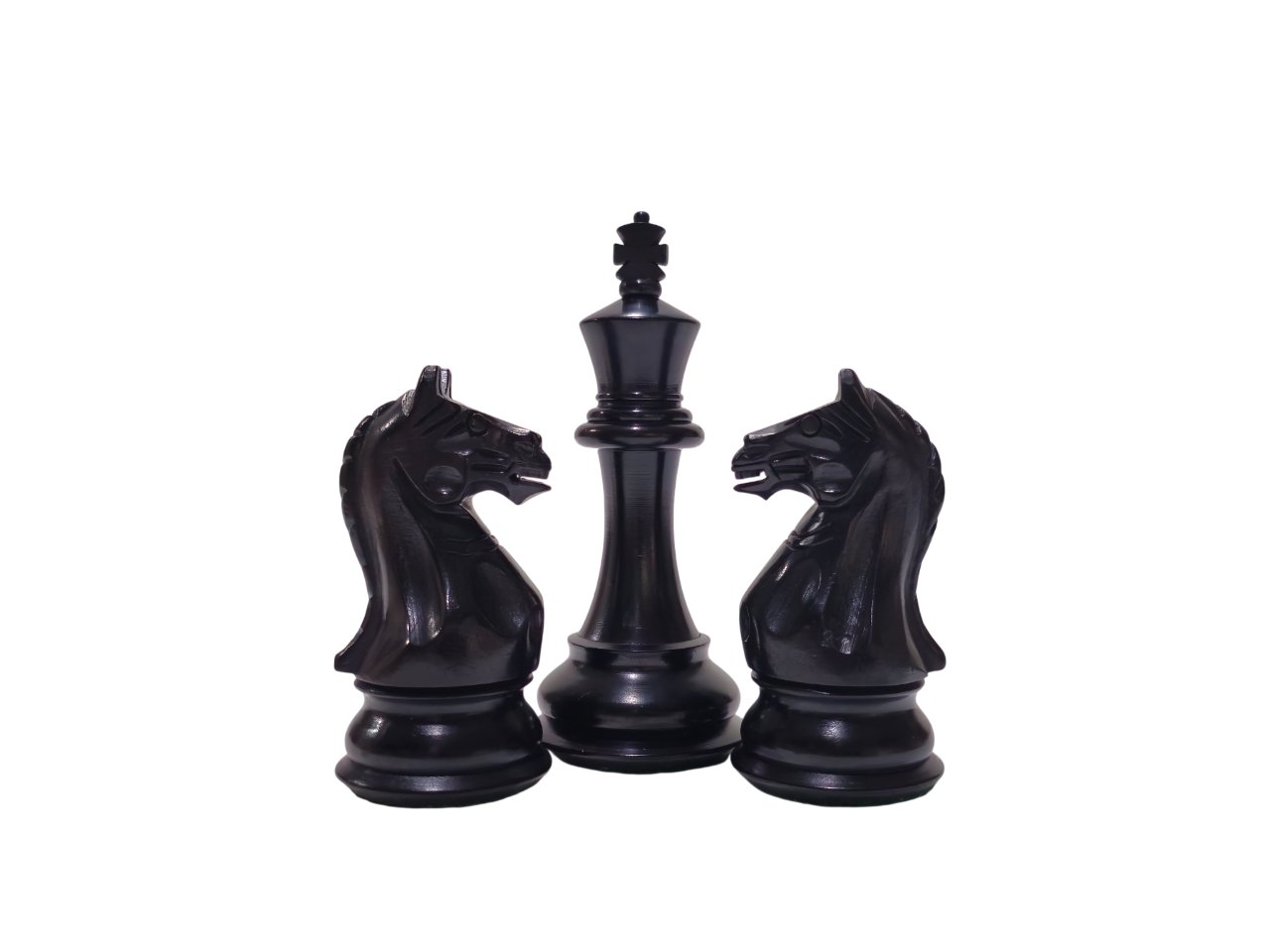 Supreme Yedek Vezirli Ahşap Satranç Figür 105 mm